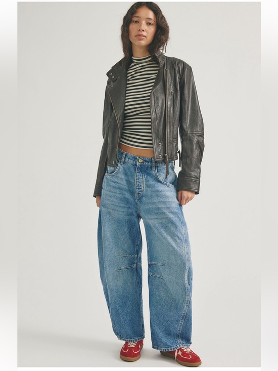 Free People Denim - Free People We The Free Good Luck Mid Rise Barrel Jeans